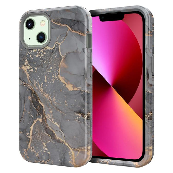 Funda para teléfono de PC + TPU con estampado de mármol mediante transferencia de agua, For iPhone 17 Pro Max, For iPhone 17 Pro, For iPhone 17, For iPhone Air, For iPhone 16 Pro Max, For iPhone 16 Pro, For iPhone 16 Plus, For iPhone 16                ...