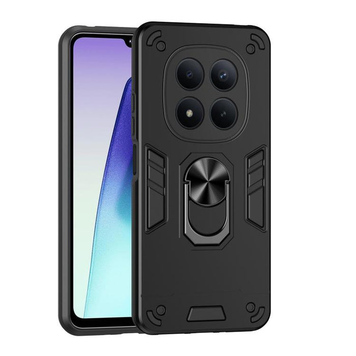Funda para teléfono con soporte de anillo metálico a prueba de golpes, For Redmi A7 Pro 171mm / Poco C85x 5G, For Redmi Turbo 5 Max / Poco X8 Pro Max, For Redmi Turbo 5 5G / Poco X8 Pro 5G, For Redmi Note 15 Pro 4G Global 163.2mm