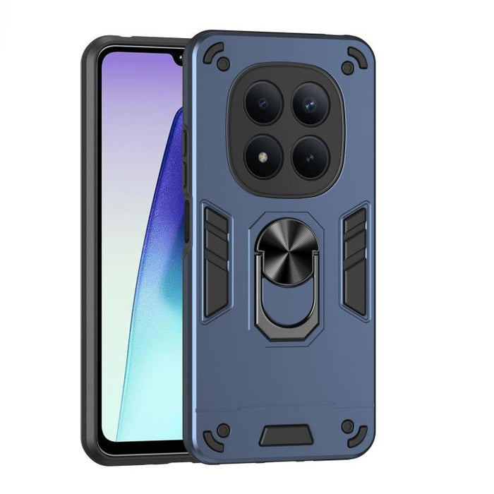 Funda para teléfono con soporte de anillo metálico a prueba de golpes, For Redmi A7 Pro 171mm / Poco C85x 5G, For Redmi Turbo 5 Max / Poco X8 Pro Max, For Redmi Turbo 5 5G / Poco X8 Pro 5G, For Redmi Note 15 Pro 4G Global 163.2mm
