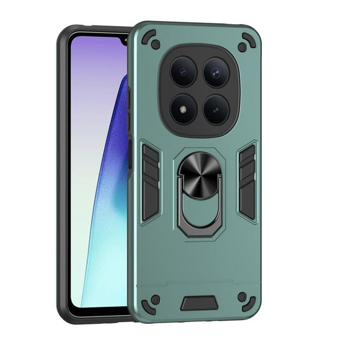 Funda para teléfono con soporte de anillo metálico a prueba de golpes, For Redmi A7 Pro 171mm / Poco C85x 5G, For Redmi Turbo 5 Max / Poco X8 Pro Max, For Redmi Turbo 5 5G / Poco X8 Pro 5G, For Redmi Note 15 Pro 4G Global 163.2mm