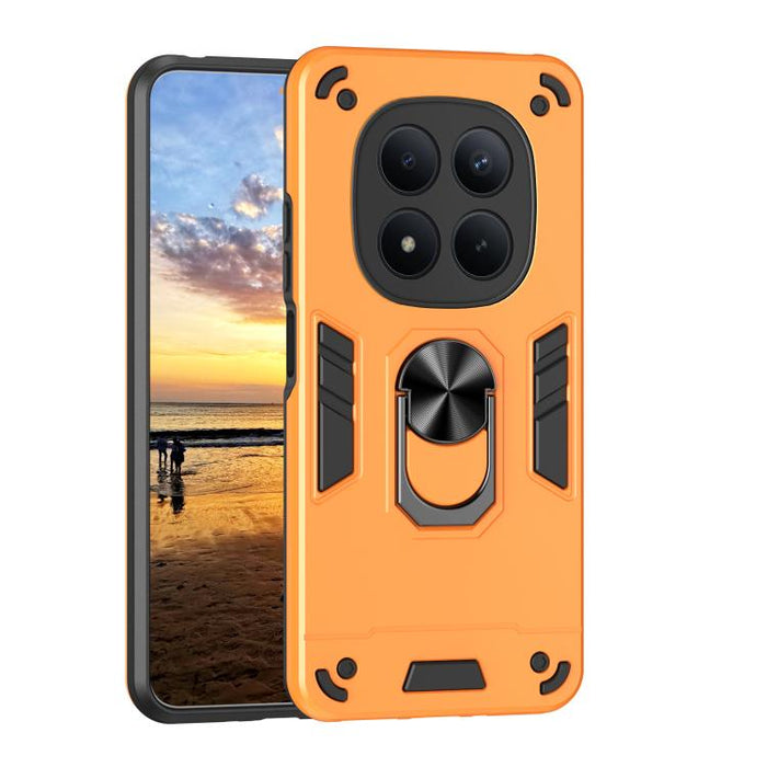 Funda para teléfono con soporte de anillo metálico a prueba de golpes, For Redmi A7 Pro 171mm / Poco C85x 5G, For Redmi Turbo 5 Max / Poco X8 Pro Max, For Redmi Turbo 5 5G / Poco X8 Pro 5G, For Redmi Note 15 Pro 4G Global 163.2mm