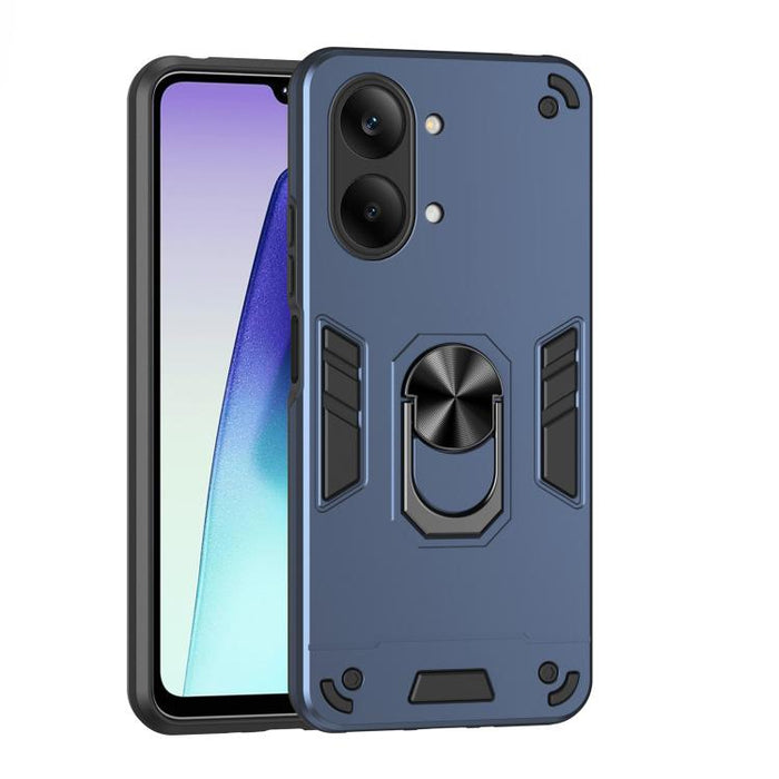 Funda para teléfono con soporte de anillo metálico a prueba de golpes, For Redmi A7 Pro 171mm / Poco C85x 5G, For Redmi Turbo 5 Max / Poco X8 Pro Max, For Redmi Turbo 5 5G / Poco X8 Pro 5G, For Redmi Note 15 Pro 4G Global 163.2mm