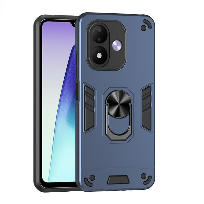 Funda para teléfono con soporte de anillo metálico a prueba de golpes, For Redmi A7 Pro 171mm / Poco C85x 5G, For Redmi Turbo 5 Max / Poco X8 Pro Max, For Redmi Turbo 5 5G / Poco X8 Pro 5G, For Redmi Note 15 Pro 4G Global 163.2mm