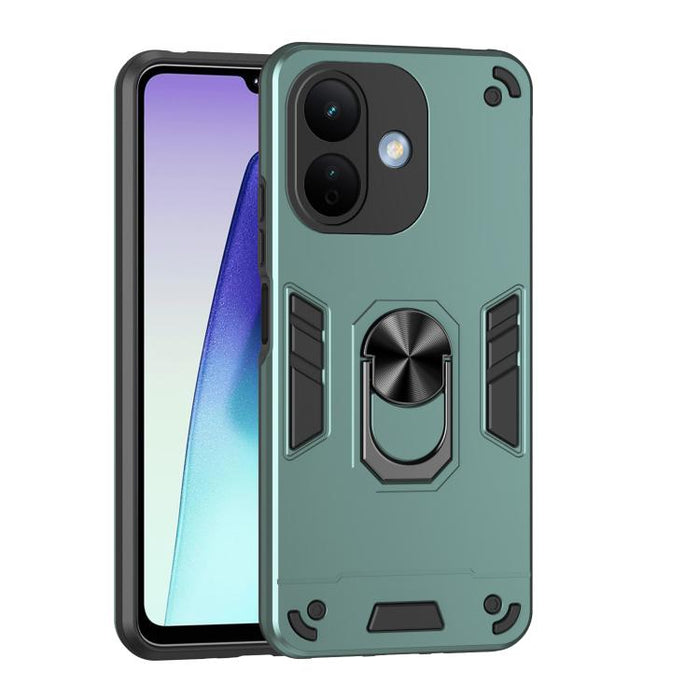 Funda para teléfono con soporte de anillo metálico a prueba de golpes, For Redmi A7 Pro 171mm / Poco C85x 5G, For Redmi Turbo 5 Max / Poco X8 Pro Max, For Redmi Turbo 5 5G / Poco X8 Pro 5G, For Redmi Note 15 Pro 4G Global 163.2mm
