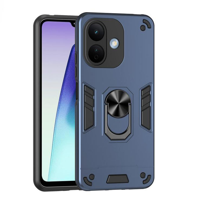 Funda para teléfono con soporte de anillo metálico a prueba de golpes, For Redmi A7 Pro 171mm / Poco C85x 5G, For Redmi Turbo 5 Max / Poco X8 Pro Max, For Redmi Turbo 5 5G / Poco X8 Pro 5G, For Redmi Note 15 Pro 4G Global 163.2mm