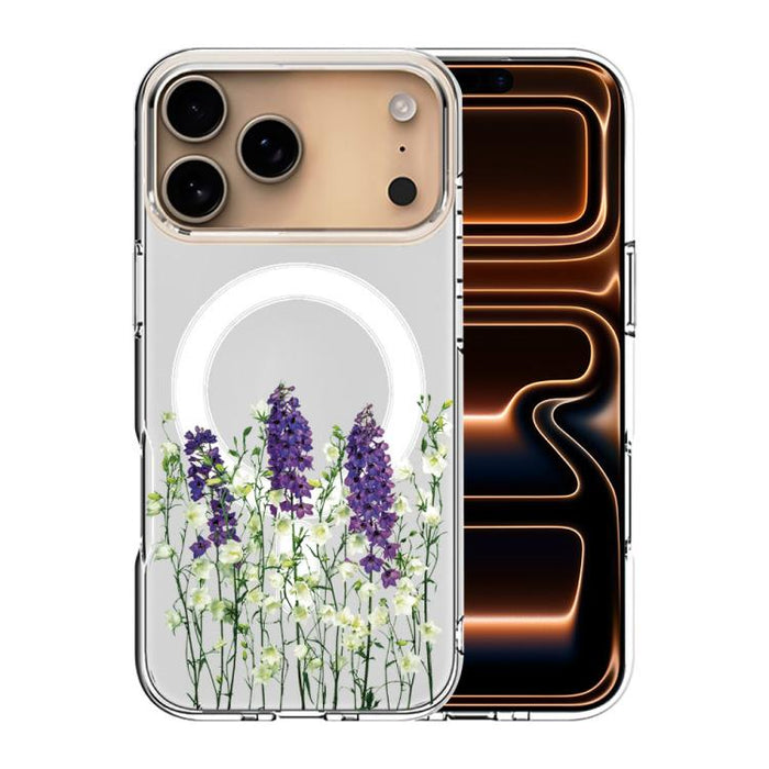 Funda magnética antigolpes para teléfono, TPU + PC con estampado de patrones, For iPhone 17 Pro Max, For iPhone 17 Pro, For iPhone 17, For iPhone Air, For iPhone 16 Pro Max