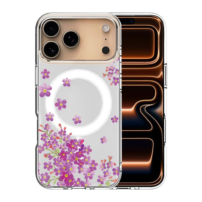 Funda magnética antigolpes para teléfono, TPU + PC con estampado de patrones, For iPhone 17 Pro Max, For iPhone 17 Pro, For iPhone 17, For iPhone Air, For iPhone 16 Pro Max