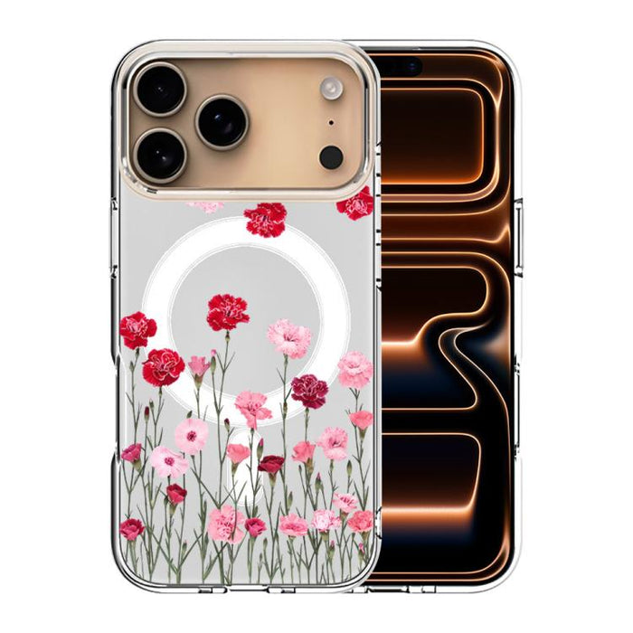 Funda magnética antigolpes para teléfono, TPU + PC con estampado de patrones, For iPhone 17 Pro Max, For iPhone 17 Pro, For iPhone 17, For iPhone Air, For iPhone 16 Pro Max