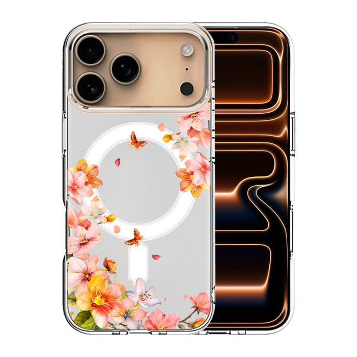 Funda magnética antigolpes para teléfono, TPU + PC con estampado de patrones, For iPhone 17 Pro Max, For iPhone 17 Pro, For iPhone 17, For iPhone Air, For iPhone 16 Pro Max