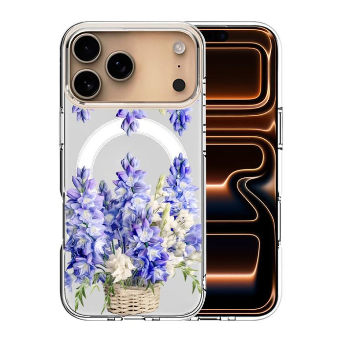 Funda magnética antigolpes para teléfono, TPU + PC con estampado de patrones, For iPhone 17 Pro Max, For iPhone 17 Pro, For iPhone 17, For iPhone Air, For iPhone 16 Pro Max