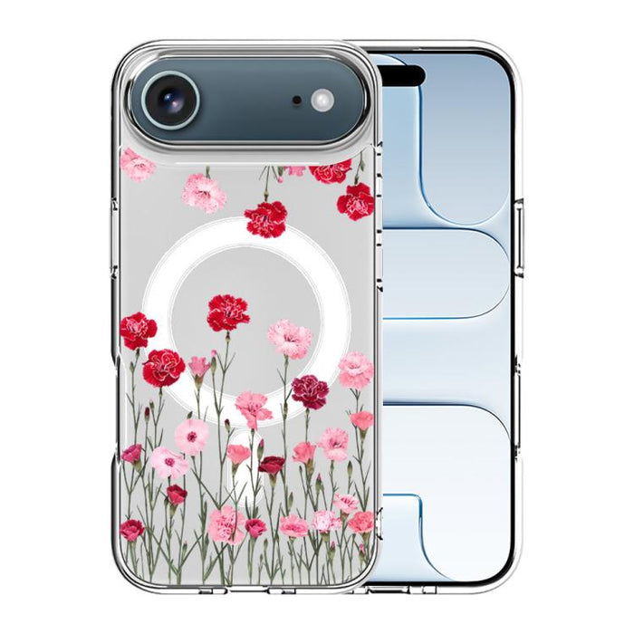 Funda magnética antigolpes para teléfono, TPU + PC con estampado de patrones, For iPhone 17 Pro Max, For iPhone 17 Pro, For iPhone 17, For iPhone Air, For iPhone 16 Pro Max
