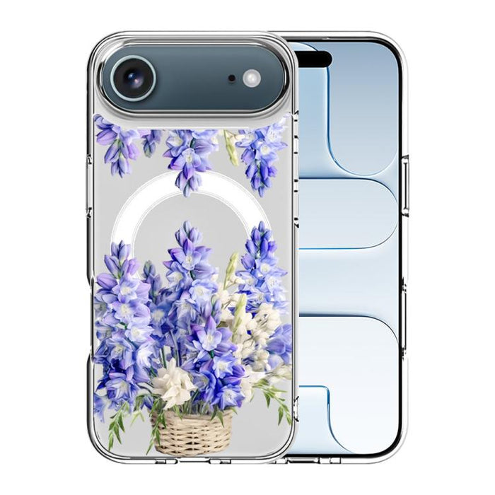 Funda magnética antigolpes para teléfono, TPU + PC con estampado de patrones, For iPhone 17 Pro Max, For iPhone 17 Pro, For iPhone 17, For iPhone Air, For iPhone 16 Pro Max