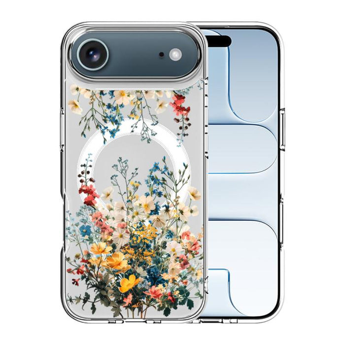 Funda magnética antigolpes para teléfono, TPU + PC con estampado de patrones, For iPhone 17 Pro Max, For iPhone 17 Pro, For iPhone 17, For iPhone Air, For iPhone 16 Pro Max