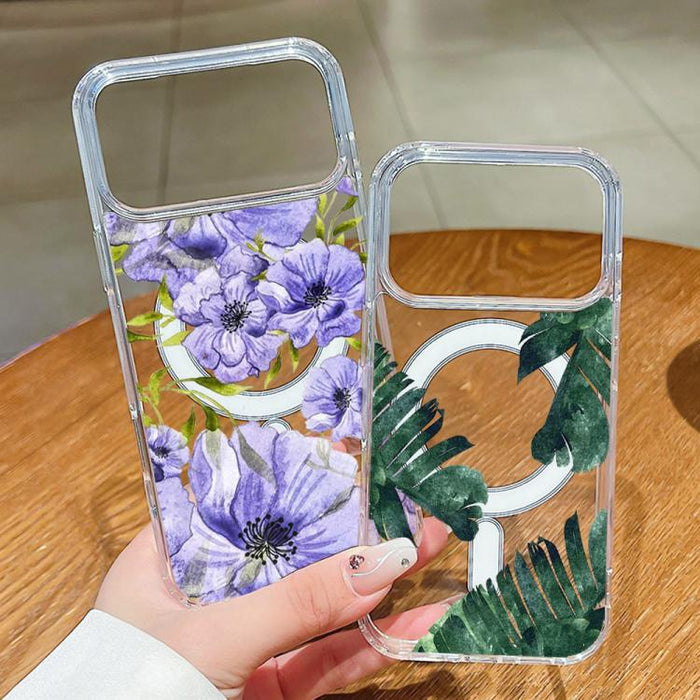 Funda magnética antigolpes para teléfono, TPU + PC con estampado de patrones, For iPhone 17 Pro Max, For iPhone 17 Pro, For iPhone 17, For iPhone Air, For iPhone 16 Pro Max