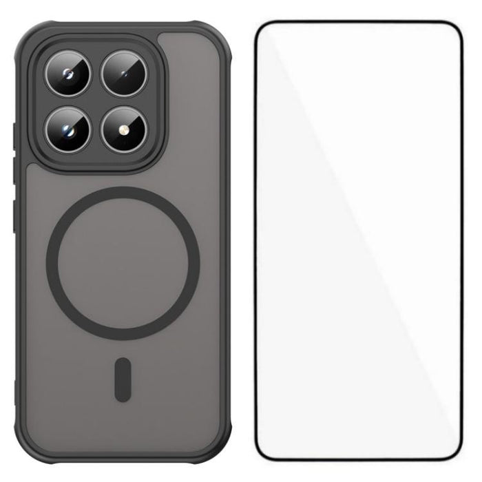 Funda magnética para teléfono WANLONFENG Serie FD con protector de pantalla táctil, For Xiaomi 17 Ultra, For Xiaomi 17 Pro Max, For Xiaomi 17 Pro, For Xiaomi 17