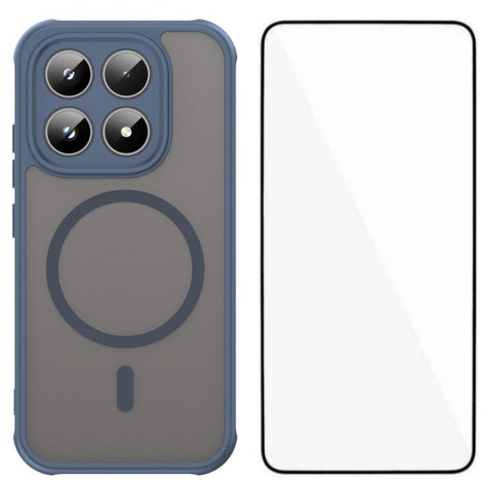 Funda magnética para teléfono WANLONFENG Serie FD con protector de pantalla táctil, For Xiaomi 17 Ultra, For Xiaomi 17 Pro Max, For Xiaomi 17 Pro, For Xiaomi 17