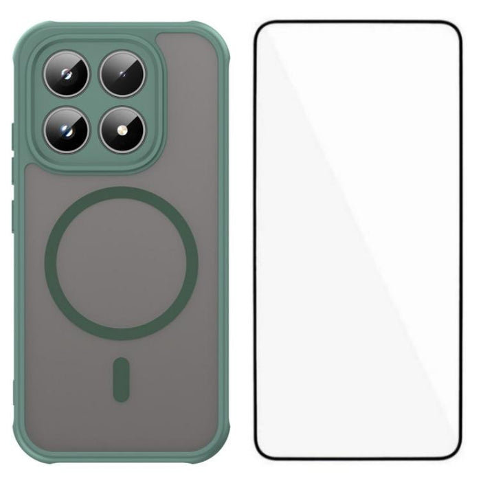 Funda magnética para teléfono WANLONFENG Serie FD con protector de pantalla táctil, For Xiaomi 17 Ultra, For Xiaomi 17 Pro Max, For Xiaomi 17 Pro, For Xiaomi 17