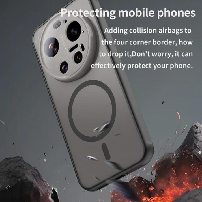 Funda magnética para teléfono WANLONFENG Serie FD con protector de pantalla táctil, For Xiaomi 17 Ultra, For Xiaomi 17 Pro Max, For Xiaomi 17 Pro, For Xiaomi 17