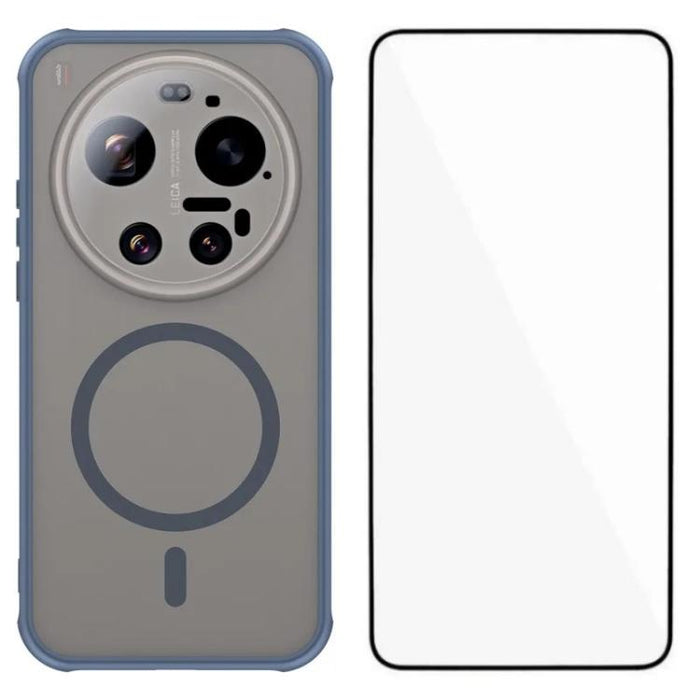 Funda magnética para teléfono WANLONFENG Serie FD con protector de pantalla táctil, For Xiaomi 17 Ultra, For Xiaomi 17 Pro Max, For Xiaomi 17 Pro, For Xiaomi 17
