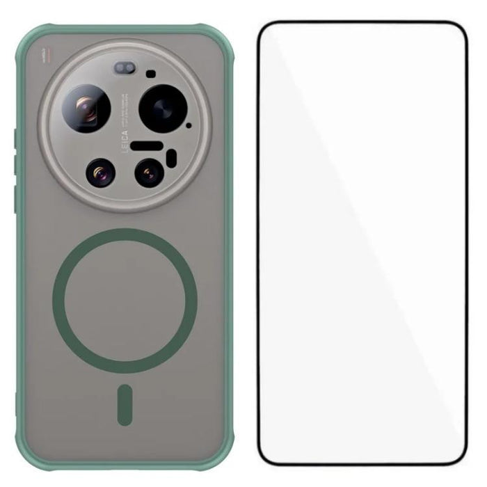 Funda magnética para teléfono WANLONFENG Serie FD con protector de pantalla táctil, For Xiaomi 17 Ultra, For Xiaomi 17 Pro Max, For Xiaomi 17 Pro, For Xiaomi 17