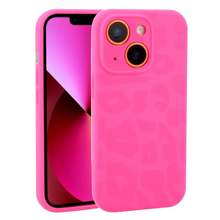 Funda de silicona líquida con estampado de leopardo y orificios de precisión para teléfono, For iPhone 13, For iPhone 12, For iPhone 12 Pro Max, For iPhone 12 Pro
