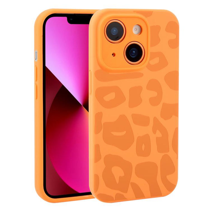 Funda de silicona líquida con estampado de leopardo y orificios de precisión para teléfono, For iPhone 13, For iPhone 12, For iPhone 12 Pro Max, For iPhone 12 Pro