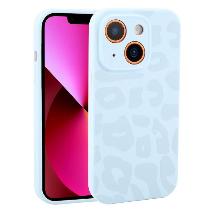 Funda de silicona líquida con estampado de leopardo y orificios de precisión para teléfono, For iPhone 13, For iPhone 12, For iPhone 12 Pro Max, For iPhone 12 Pro
