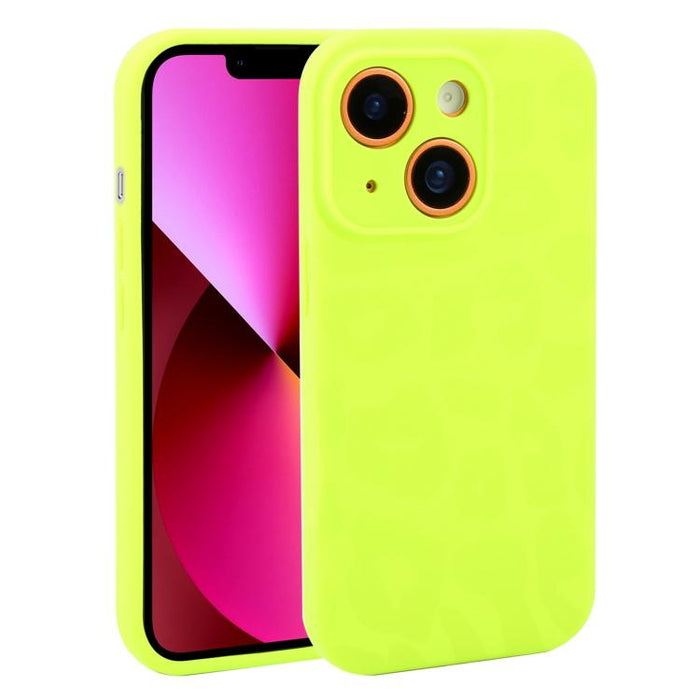 Funda de silicona líquida con estampado de leopardo y orificios de precisión para teléfono, For iPhone 13, For iPhone 12, For iPhone 12 Pro Max, For iPhone 12 Pro