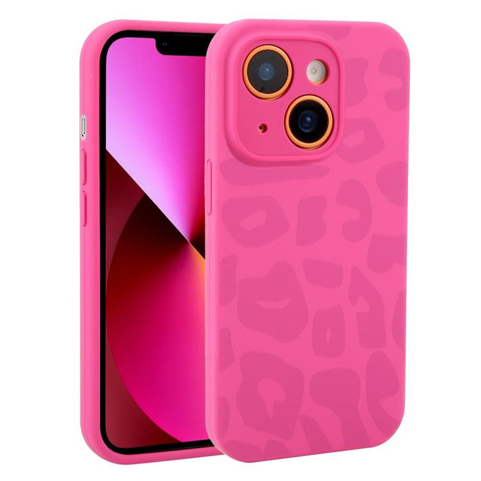 Funda de silicona líquida con estampado de leopardo y orificios de precisión para teléfono, For iPhone 13, For iPhone 12, For iPhone 12 Pro Max, For iPhone 12 Pro