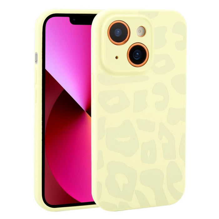 Funda de silicona líquida con estampado de leopardo y orificios de precisión para teléfono, For iPhone 13, For iPhone 12, For iPhone 12 Pro Max, For iPhone 12 Pro