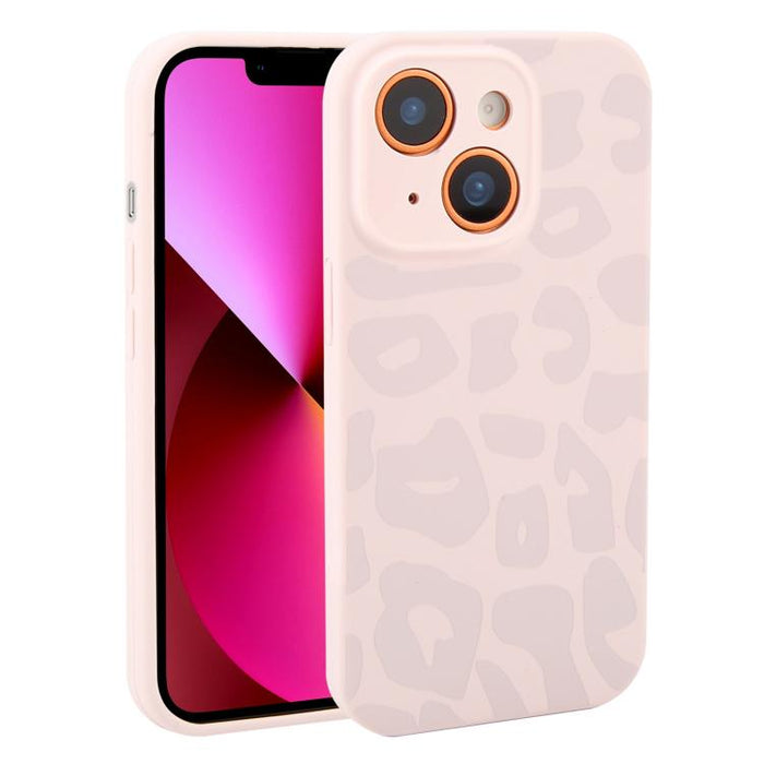 Funda de silicona líquida con estampado de leopardo y orificios de precisión para teléfono, For iPhone 13, For iPhone 12, For iPhone 12 Pro Max, For iPhone 12 Pro