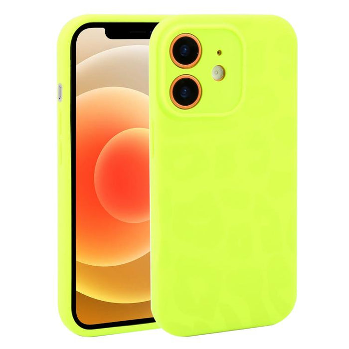 Funda de silicona líquida con estampado de leopardo y orificios de precisión para teléfono, For iPhone 13, For iPhone 12, For iPhone 12 Pro Max, For iPhone 12 Pro