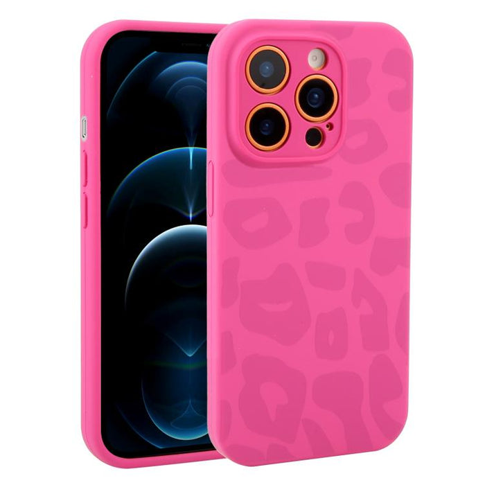 Funda de silicona líquida con estampado de leopardo y orificios de precisión para teléfono, For iPhone 13, For iPhone 12, For iPhone 12 Pro Max, For iPhone 12 Pro
