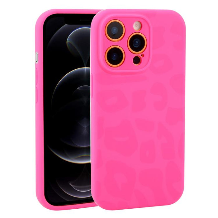 Funda de silicona líquida con estampado de leopardo y orificios de precisión para teléfono, For iPhone 13, For iPhone 12, For iPhone 12 Pro Max, For iPhone 12 Pro