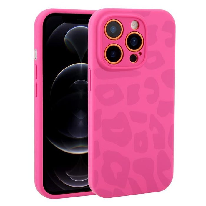 Funda de silicona líquida con estampado de leopardo y orificios de precisión para teléfono, For iPhone 13, For iPhone 12, For iPhone 12 Pro Max, For iPhone 12 Pro