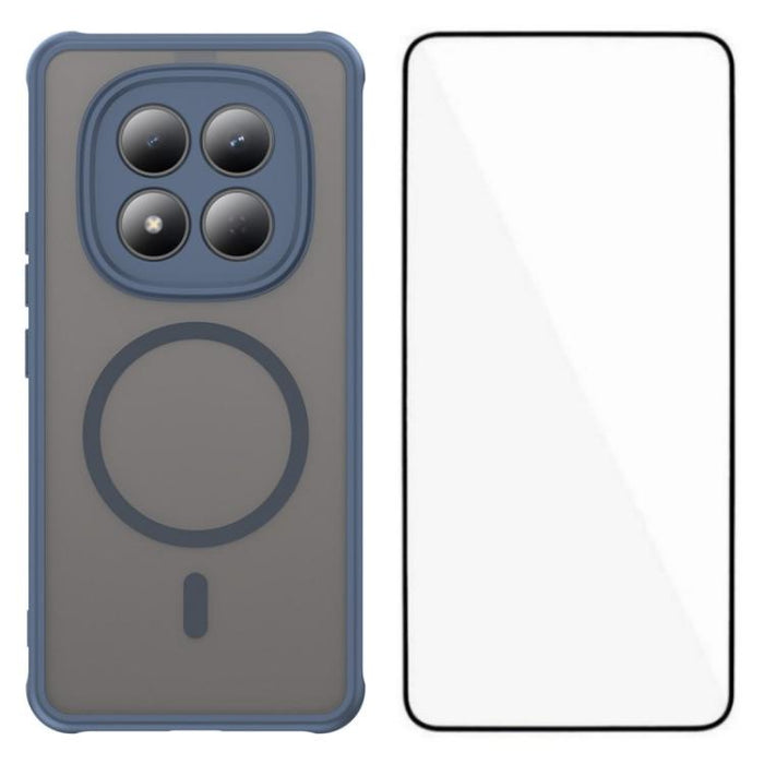 Funda magnética para teléfono WANLONFENG Serie FD con protector de pantalla táctil, For Redmi Note 15 Pro+ 5G Global 163.3mm, For Redmi Note 15 5G Global 164mm, For Redmi Note 15 4G Global 164mm, For Redmi Note 15 Pro 4G Global 163.2mm                 ...