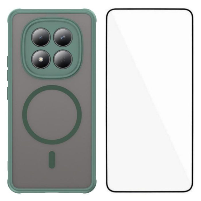 Funda magnética para teléfono WANLONFENG Serie FD con protector de pantalla táctil, For Redmi Note 15 Pro+ 5G Global 163.3mm, For Redmi Note 15 5G Global 164mm, For Redmi Note 15 4G Global 164mm, For Redmi Note 15 Pro 4G Global 163.2mm                 ...