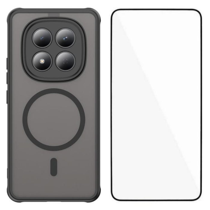 Funda magnética para teléfono WANLONFENG Serie FD con protector de pantalla táctil, For Redmi Note 15 Pro+ 5G Global 163.3mm, For Redmi Note 15 5G Global 164mm, For Redmi Note 15 4G Global 164mm, For Redmi Note 15 Pro 4G Global 163.2mm                 ...