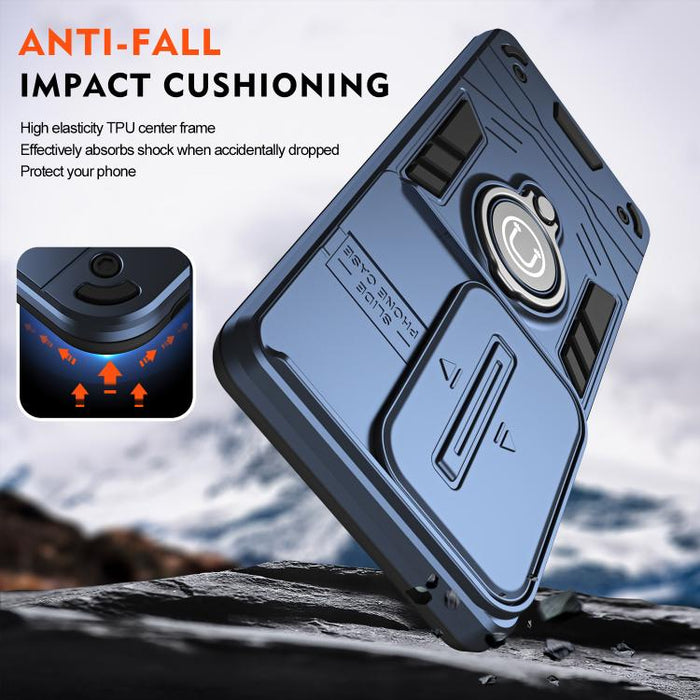Funda para teléfono Camshield con soporte de anillo, For Redmi A7 Pro 171mm / Poco C85x 5G, For Redmi Note 15 Pro 4G Global 163.2mm