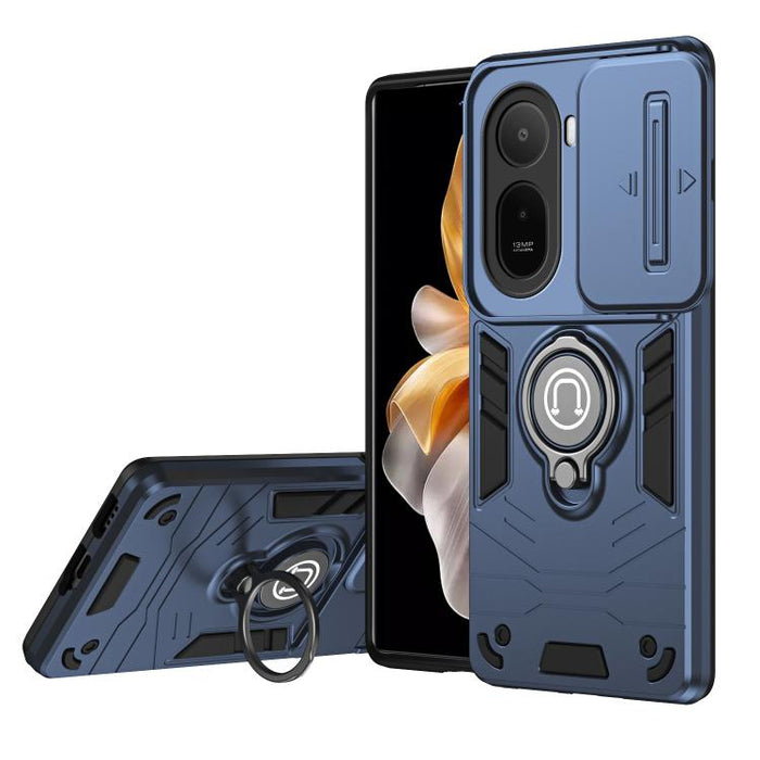 Funda para teléfono Camshield con soporte de anillo, For Redmi A7 Pro 171mm / Poco C85x 5G, For Redmi Note 15 Pro 4G Global 163.2mm