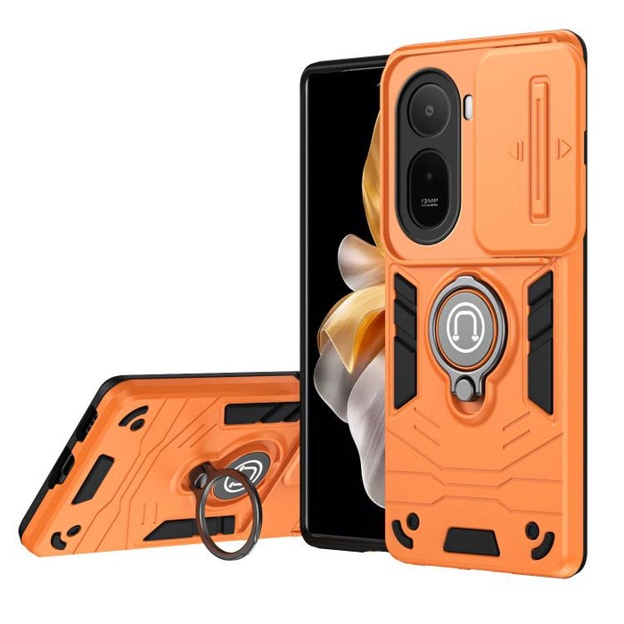 Funda para teléfono Camshield con soporte de anillo, For Redmi A7 Pro 171mm / Poco C85x 5G, For Redmi Note 15 Pro 4G Global 163.2mm