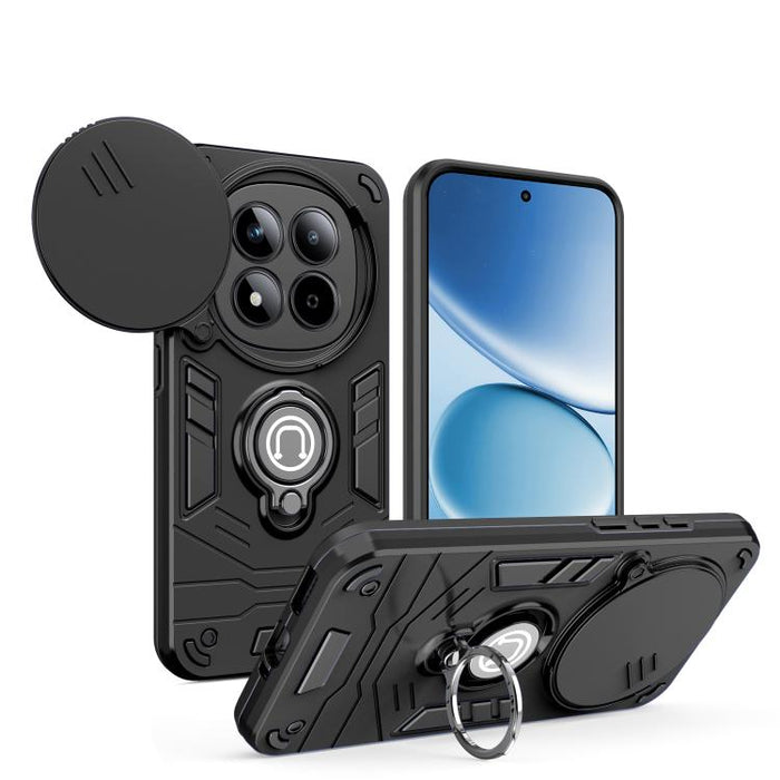 Funda para teléfono Camshield con soporte de anillo, For Redmi A7 Pro 171mm / Poco C85x 5G, For Redmi Note 15 Pro 4G Global 163.2mm