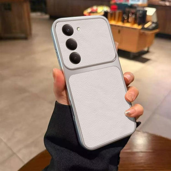 Funda para teléfono de TPU con revestimiento texturizado de cuero y ventana grande, For Redmi A7 Pro 4G / 5G 171mm, For Redmi Turbo 5 Max / Poco X8 Pro Max, For Redmi Turbo 5 5G / Poco X8 Pro 5G, For Redmi Note 15 4G / 5G Global 164mm                  ...