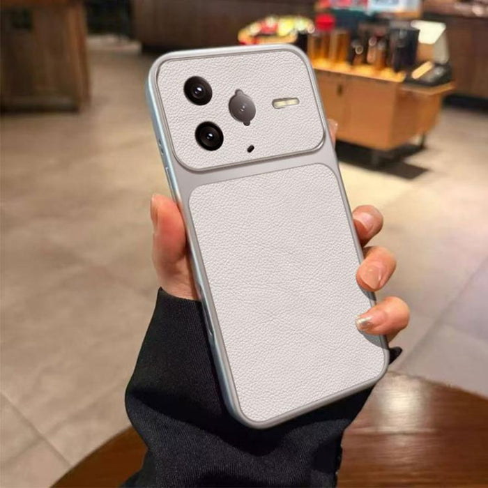 Funda para teléfono de TPU con revestimiento texturizado de cuero y ventana grande, For Redmi A7 Pro 4G / 5G 171mm, For Redmi Turbo 5 Max / Poco X8 Pro Max, For Redmi Turbo 5 5G / Poco X8 Pro 5G, For Redmi Note 15 4G / 5G Global 164mm                  ...
