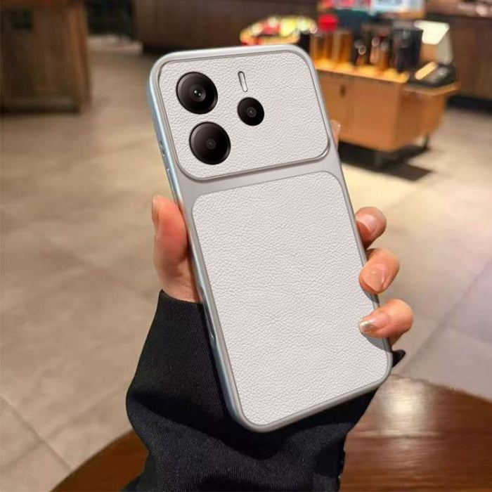 Funda para teléfono de TPU con revestimiento texturizado de cuero y ventana grande, For Redmi A7 Pro 4G / 5G 171mm, For Redmi Turbo 5 Max / Poco X8 Pro Max, For Redmi Turbo 5 5G / Poco X8 Pro 5G, For Redmi Note 15 4G / 5G Global 164mm                  ...