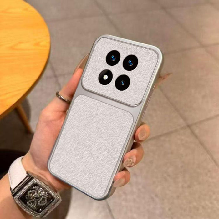 Funda para teléfono de TPU con revestimiento texturizado de cuero y ventana grande, For Redmi A7 Pro 4G / 5G 171mm, For Redmi Turbo 5 Max / Poco X8 Pro Max, For Redmi Turbo 5 5G / Poco X8 Pro 5G, For Redmi Note 15 4G / 5G Global 164mm                  ...