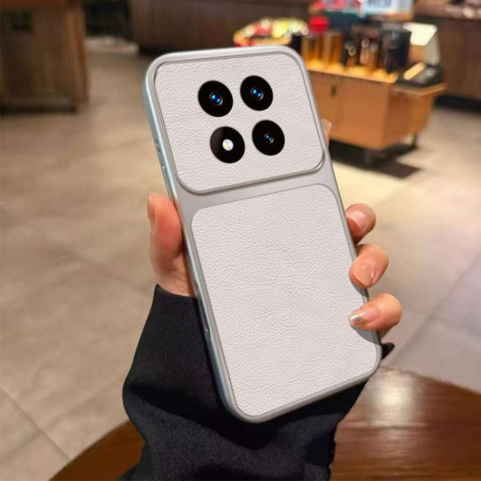 Funda para teléfono de TPU con revestimiento texturizado de cuero y ventana grande, For Redmi A7 Pro 4G / 5G 171mm, For Redmi Turbo 5 Max / Poco X8 Pro Max, For Redmi Turbo 5 5G / Poco X8 Pro 5G, For Redmi Note 15 4G / 5G Global 164mm                  ...