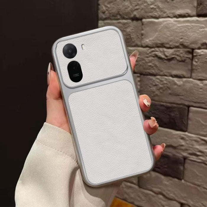 Funda para teléfono de TPU con revestimiento texturizado de cuero y ventana grande, For Redmi A7 Pro 4G / 5G 171mm, For Redmi Turbo 5 Max / Poco X8 Pro Max, For Redmi Turbo 5 5G / Poco X8 Pro 5G, For Redmi Note 15 4G / 5G Global 164mm                  ...