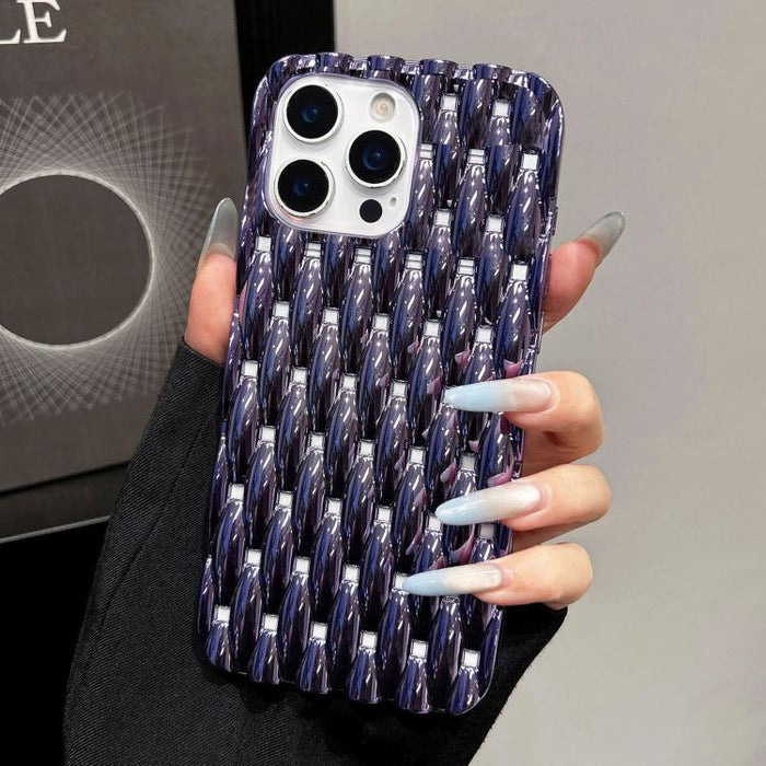 Funda para teléfono de TPU con textura retorcida galvanizada y diseño hueco para disipación de calor, For iPhone 12 Pro Max, For iPhone 12 Pro, For iPhone 11 Pro Max, For iPhone 11