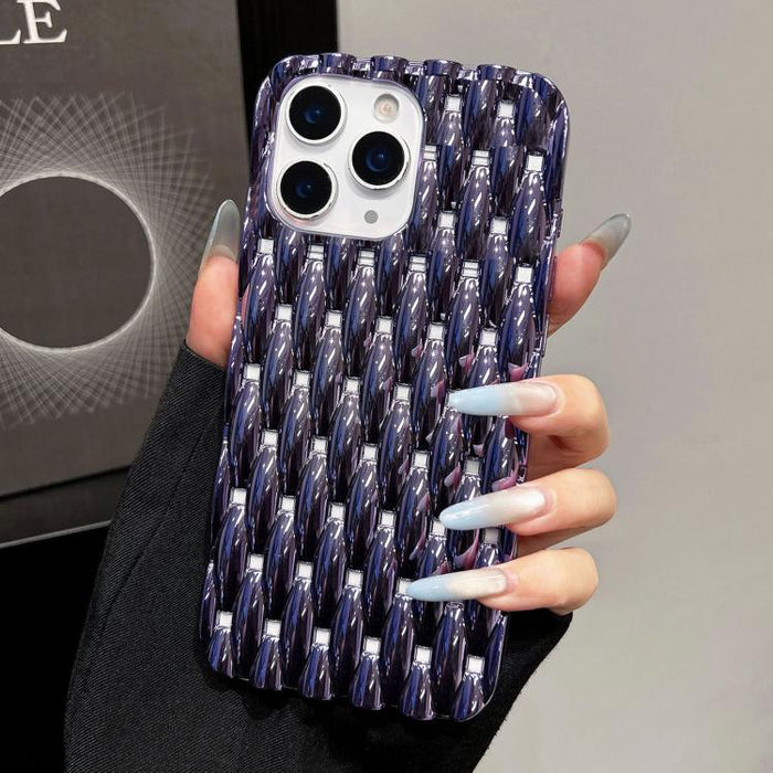 Funda para teléfono de TPU con textura retorcida galvanizada y diseño hueco para disipación de calor, For iPhone 12 Pro Max, For iPhone 12 Pro, For iPhone 11 Pro Max, For iPhone 11
